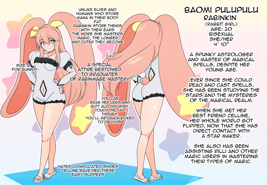 baomi_pulupulu bunny_girl character_sheet female leotard long_ears purpleguyri riley_moore_(artist) smaller_female tagme unitard unusual_pupils