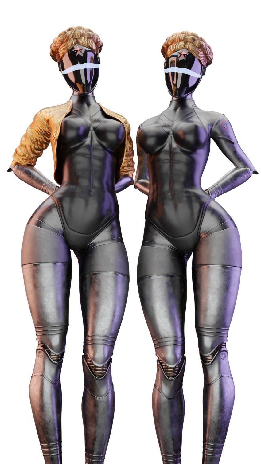 2girls 3d android android_girl ass atomic_heart ballerina big_breasts bottom_heavy breasts bubble_ass bubble_butt bust busty curvaceous curvy curvy_figure digital_media_(artwork) ekaterina_nechayeva faceless faceless_character faceless_female female female_focus focus_entertainment grey-skinned_female grey_body grey_skin gynoid hair hips hourglass_figure huge_ass huge_breasts humanoid large_breasts left_(atomic_heart) legalshotax3 legs machine mature mature_female metallic_body mundfish nishikt right_(atomic_heart) robot robot_girl robot_humanoid russian russian_girl soviet soviet_union the_twins_(atomic_heart) thick thick_ass thick_hips thick_legs thick_thighs thighs top_heavy twins voluptuous voluptuous_female waist wide_hips