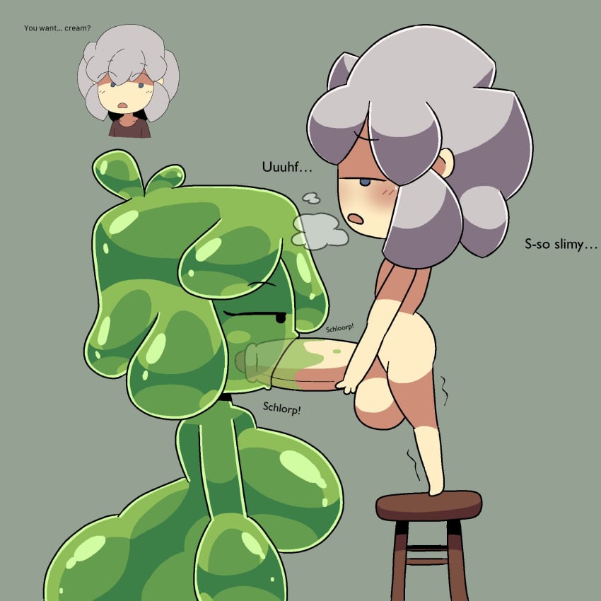 big_penis blowjob brickey jelly monster monster_girl oral see-through shortstack simple_background slymee stool sycneit_(artist) translucent