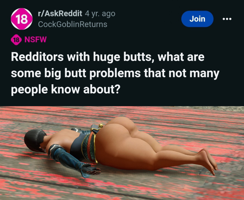 ass ass_focus ass_up big_ass big_butt curvaceous curvy curvy_figure fat_ass female female_focus female_only gigantic_ass hourglass_figure huge_ass huge_butt massive_ass on_top reddit round_ass tan_skin thick_ass thick_legs thick_thighs thin_waist wide_hips