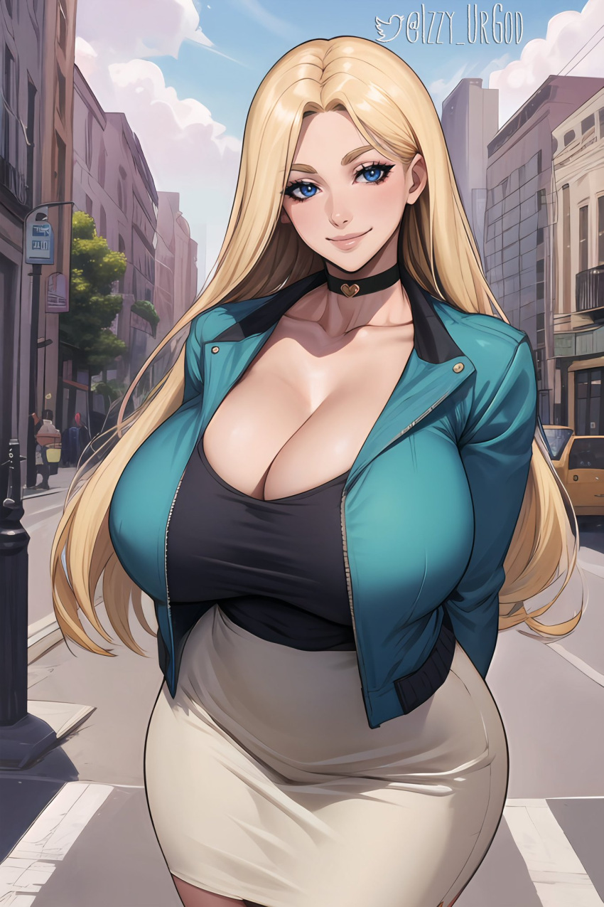 1girls ai_generated blonde_hair curvy_body curvy_figure female female_focus female_only huge_breasts long_hair obayen stable_diffusion voluptuous voluptuous_female