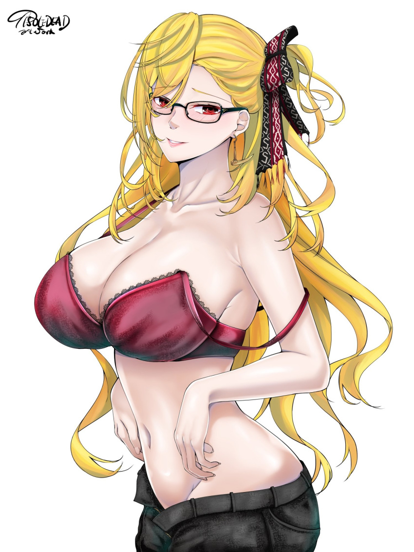 hololive hololive_indonesia hololive_indonesia_holoh3ro kaela_kovalskia large_breasts lingerie long_hair looking_at_viewer tisole_dead virtual_youtuber