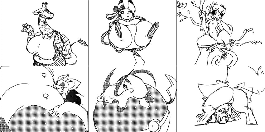 amphlow ass bat big_ass big_breasts braixen breast_squeeze breasts closed_eyes featureless_crotch female fur giraffe hand_on_breast hyper hyper_breasts monkey motion_lines nintendo nipple_bulge pikachu pokémon_(species) pokeball pokemon pokemon_(species) raichu rouge_the_bat sega sleeping somnamg sonic_(series) video_games