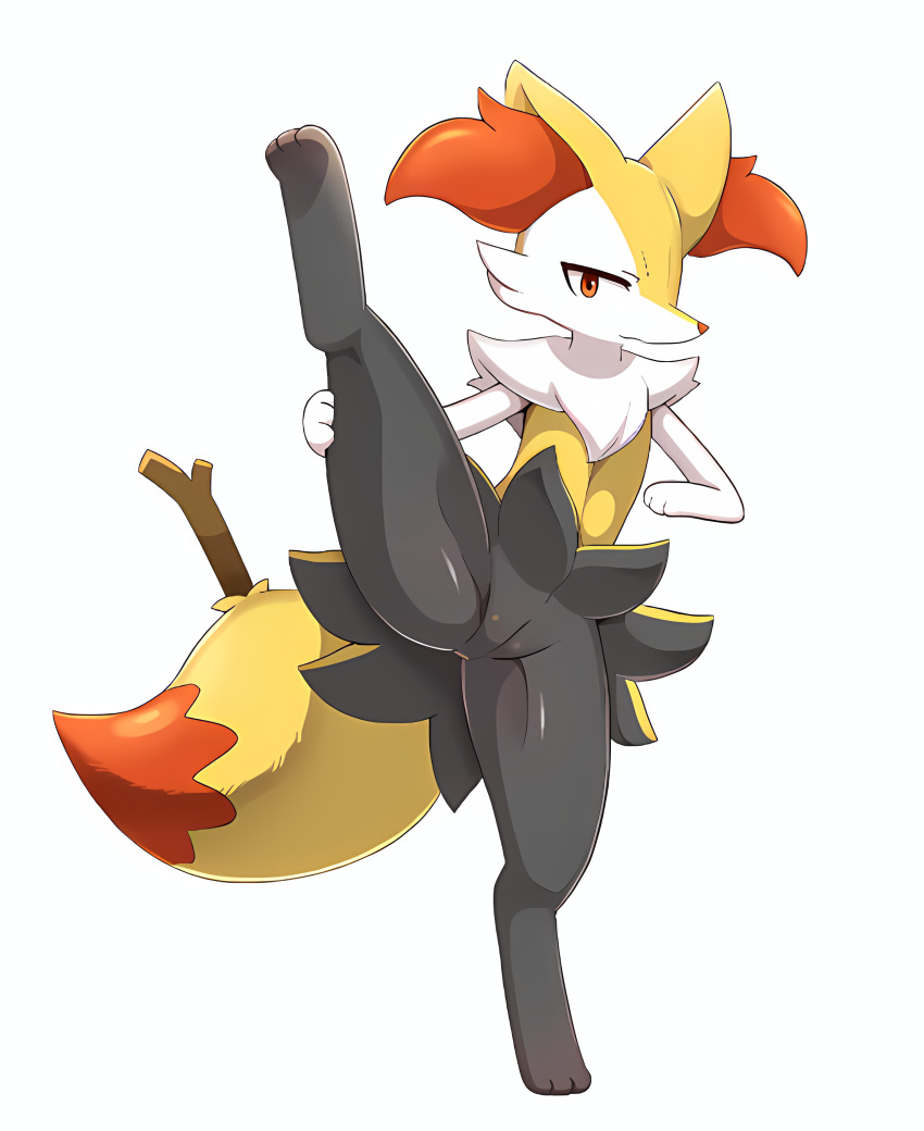 2022 :( braixen leg_up pokémon_(species) pokemon pokemon_(species) sum