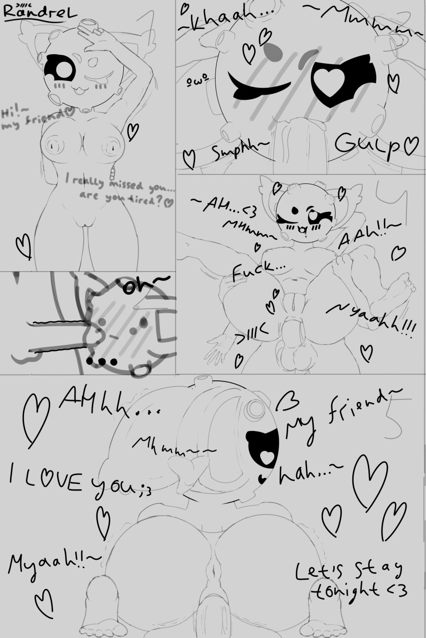 1boy 1girls :3 anal anal_sex anthro ass big_ass big_breasts big_penis blush breasts cat_ears cat_girl cat_humanoid catgirl clothed clothed_sex comics couple cute cute_face dialogue feet felid feline feline_humanoid feline_pussy female female/male fur furry geometry_dash geometry_dash_(moonlight) geometry_dash_(sapphire) happy happy_sex heart i_love_you legs_up looking_at_viewer looking_down male/female mammal mammal_humanoid moon mooning moonlight moonlight_(geometry_dash) nude on_top oral oral_penetration oral_sex penetration penile penis pussy randrel sapphire_(geometry_dash) sex smile text uwu vagina vaginal_penetration vaginal_sex video_game video_games