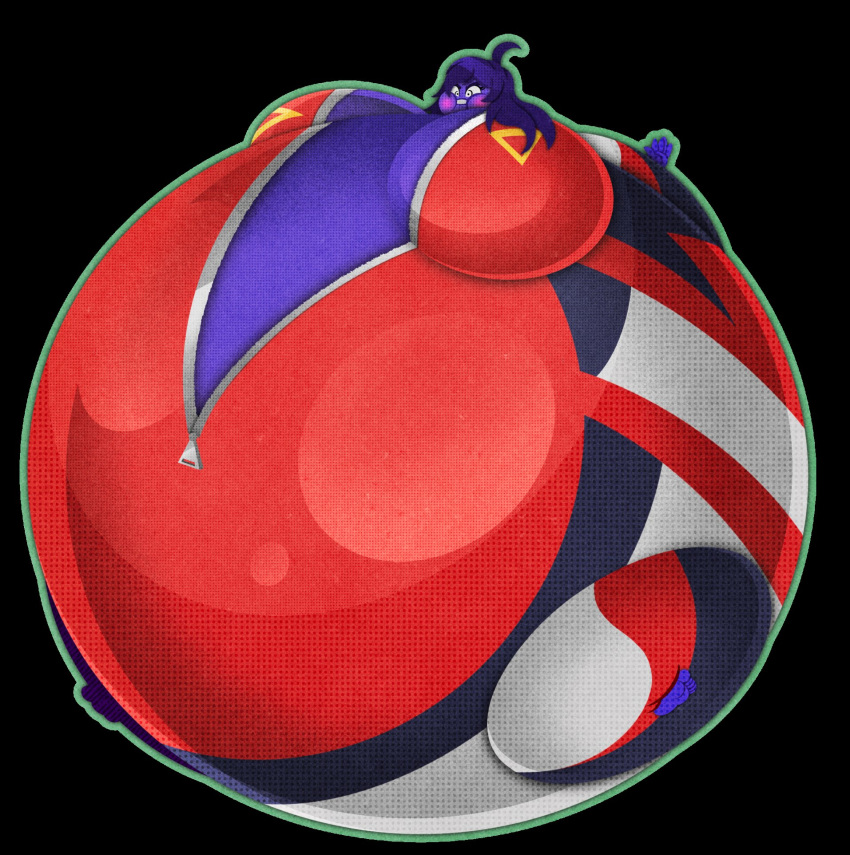 092 ahoge big_breasts blueberry_inflation breasts inflateresponsibly panavia sunken_limbs