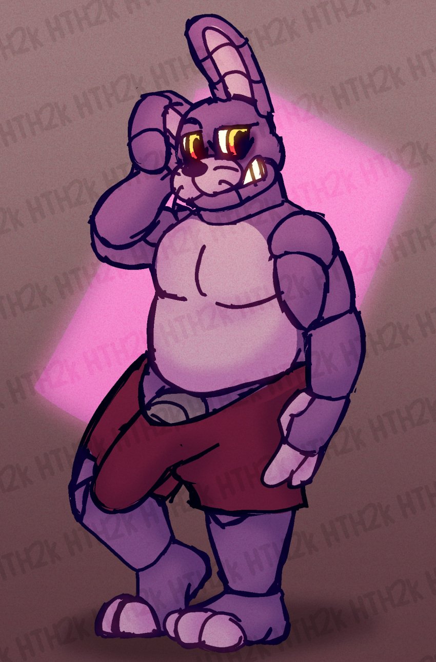 1boy 2023 animatronic anthro anthro_focus anthro_only anthro_solo artist_request big_cock big_penis bonnie_(fnaf) bulge bulge_down_leg bulge_through_clothing chubby chubby_anthro chubby_belly chubby_male clothing_bulge digital_drawing_(artwork) digital_media_(artwork) five_nights_at_freddy's hand_on_head hydeth2k lagomorph lagomorph_humanoid leporid leporid_humanoid long_ears looking_away machine male male_focus male_only nervous nervous_face partially_clothed partially_clothed_male purple_body rabbit rabbit_ears rabbit_humanoid robot robot_penis robotic_genitalia scottgames semi-erect simple_background solo solo_anthro solo_focus solo_in_panel solo_male thick_penis two_tone_body underwear underwear_only watermark yellow_eyes