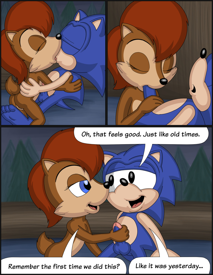 absurd_res anthro archie_comics comic duo fellatio female genitals ground_squirrel handjob hi_res kissing male male/female mammal omatic oral penile penis pussy rodent sally_acorn sciurid sega sex sonic_(series) sonic_satam sonic_the_hedgehog sonic_the_hedgehog_(archie) sonic_the_hedgehog_(comics) sonic_the_hedgehog_(series) whoreomatic