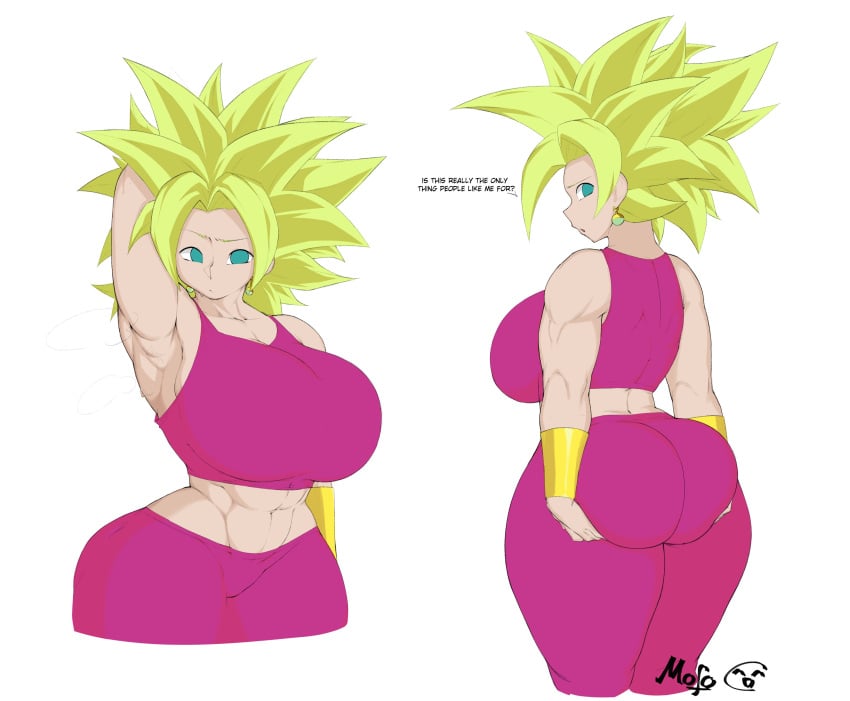 1girls armpits ass big_ass big_breasts big_butt breasts bubble_ass bubble_butt clothed_female clothing datmofo4 dragon_ball dragon_ball_super fat_ass fat_butt female_saiyan fusion hands_on_ass hands_on_own_ass huge_ass huge_butt kefla legendary_super_saiyan muscular muscular_female pink_clothes pink_clothing potara_earrings potara_fusion saiyan super_saiyan super_saiyan_2 thick_ass thick_thighs tight_clothing white_background