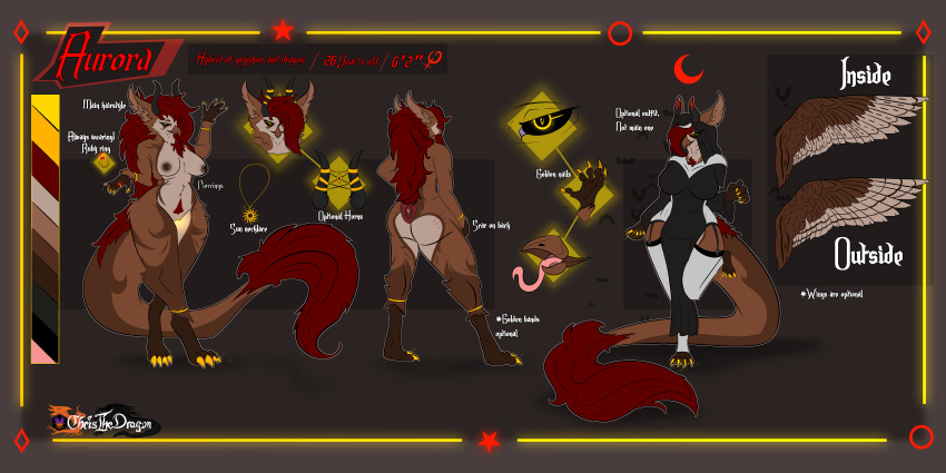 absurd_res anthro ass aurora(chris_the_dragon) avian beak bedroom_eyes big_tail bird body_hair chest_hair chris_the_dragon claws claws_out clothed clothing dragon female gem genitals gold gold_(metal) gold_jewelry gold_nails golden_claws gryphon hair hair_over_eye hi_res horn horn_jewelry huge_hips huge_tail huge_thighs hybrid invalid_tag jewelry markings model_sheet moon mythological_avian mythology nais narrowed_eyes nude nun nun_habit nun_outfit on_one_leg one_eye_obstructed pubes pussy raised_tail ruby_(gem) ruby_ring seductive shy solo spread_wings standing star tail tail_motion tail_tuft tailwag thick_thighs tongue tongue_out tuft wing_markings wings yellow_eyes