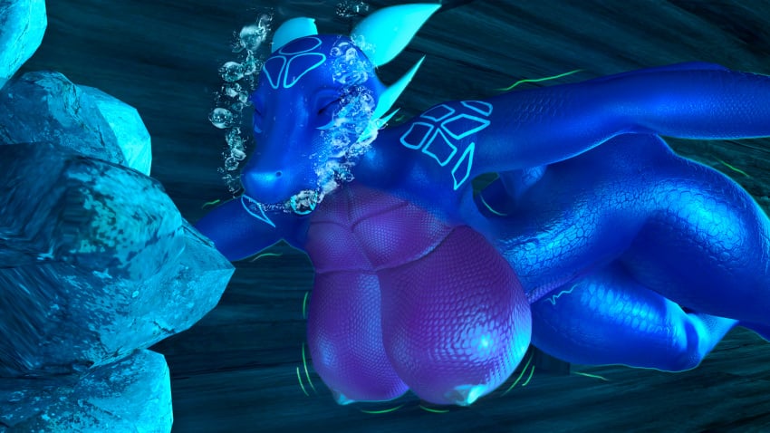 1girls 3d 3d_(artwork) activision air_bubbles anthro asphyxiation big_breasts breasts bubbles cynder danil4h dragon drowning female huge_breasts imminent_death mineshaft nipples nude scales scalie source_filmmaker spyro_the_dragon stuck tagme trapped underwater water