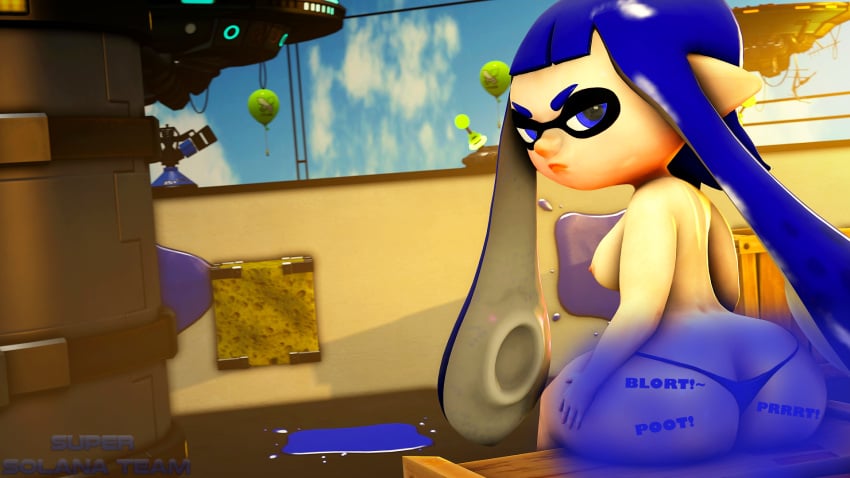 1girls 3d angry angry_face annoyed annoyed_expression ass ass ass_cleavage ass_focus big_ass blue_eyes blue_hair blue_panties breasts bubble_butt butt_crack dat_ass edit fart fart_cloud fart_fetish female hand_on_ass hand_on_butt highres hips huge_ass inkling inkling_girl large_ass looking_at_viewer looking_back nintendo nipples nude panties pointy_ears public shortstack small_breasts smelly_ass solo solo_female source_filmmaker splatoon superstreamteam tentacle tentacle_hair watermark wide_hips