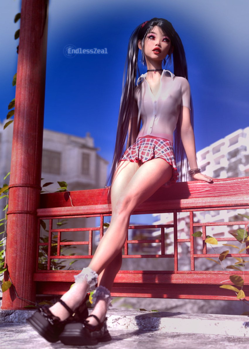 1girls 3d artist_name asian asian_female big_breasts breasts busty daz3d daz_studio digital_media_(artwork) endlesszeal eyebrows eyelashes eyes female female_focus female_only hair hips hourglass_figure human legs light-skinned_female light_skin lips original original_character petite petite_body petite_female skinny skinny_girl slim slim_figure slim_waist solo thick thick_legs thick_thighs thighs upper_body waist watermark