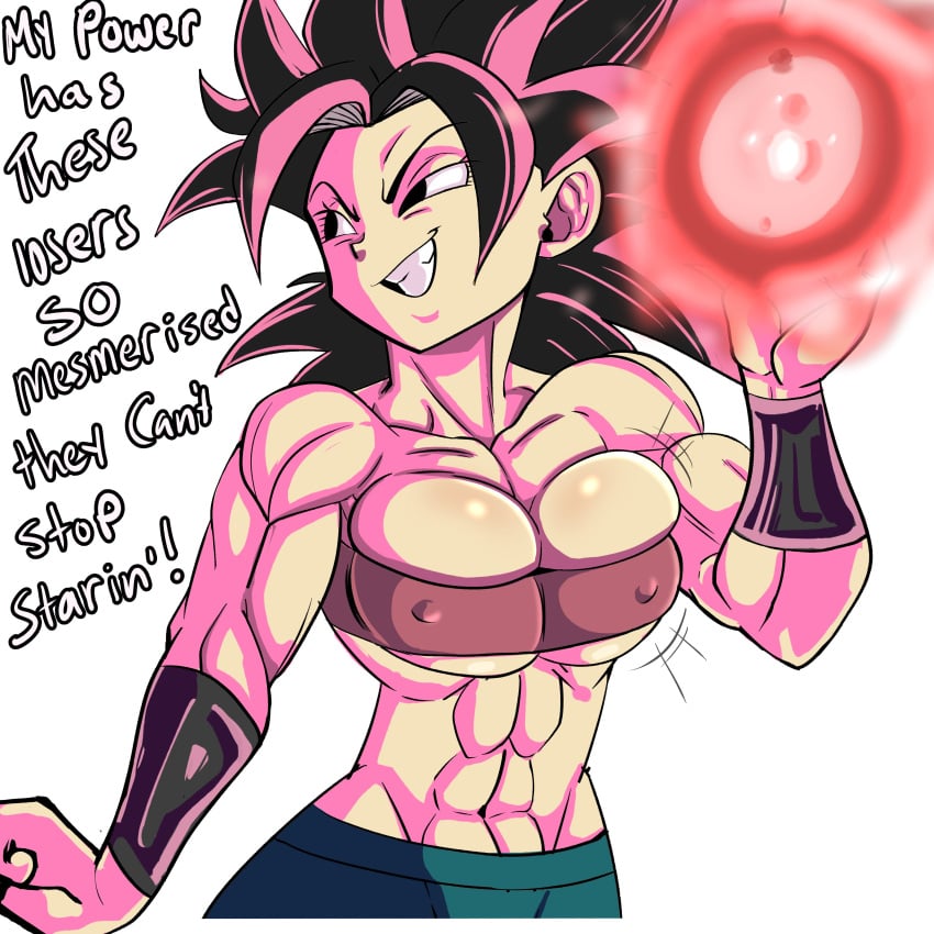 abs breasts caulifla dragon_ball female muscular_female pseudocel tagme