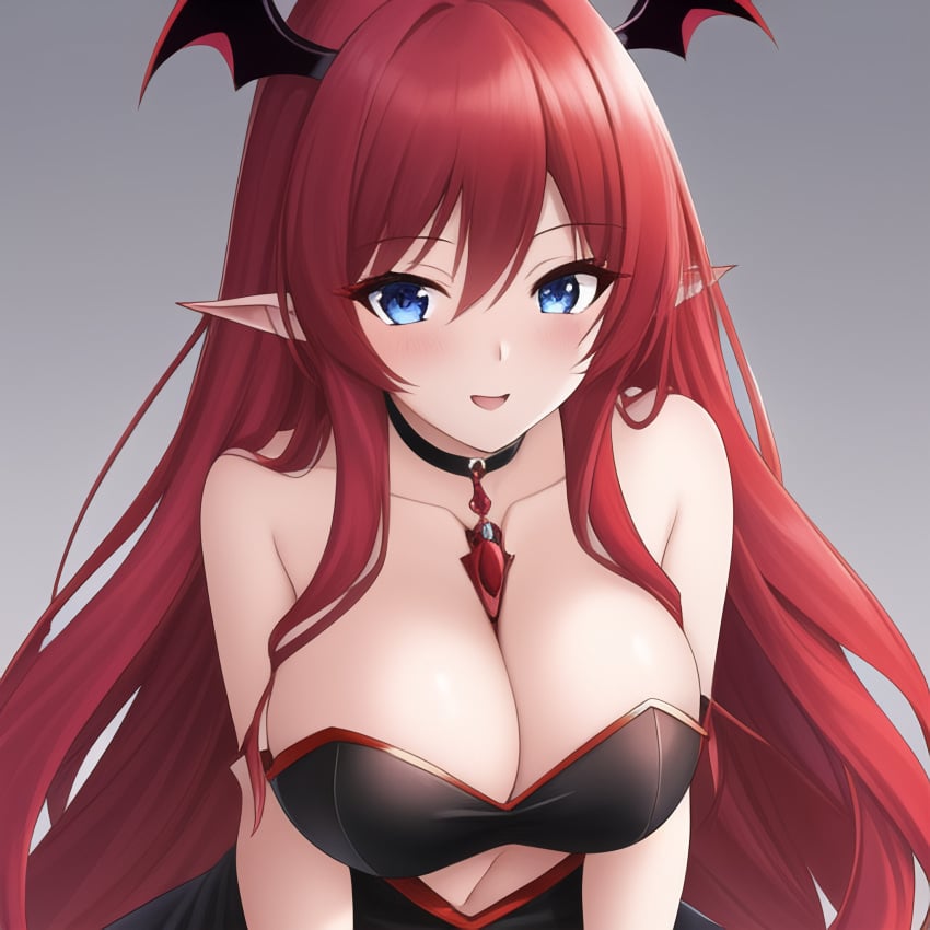 ai_generated anything_diffusion black_clothing mikey207 red_hair succubus