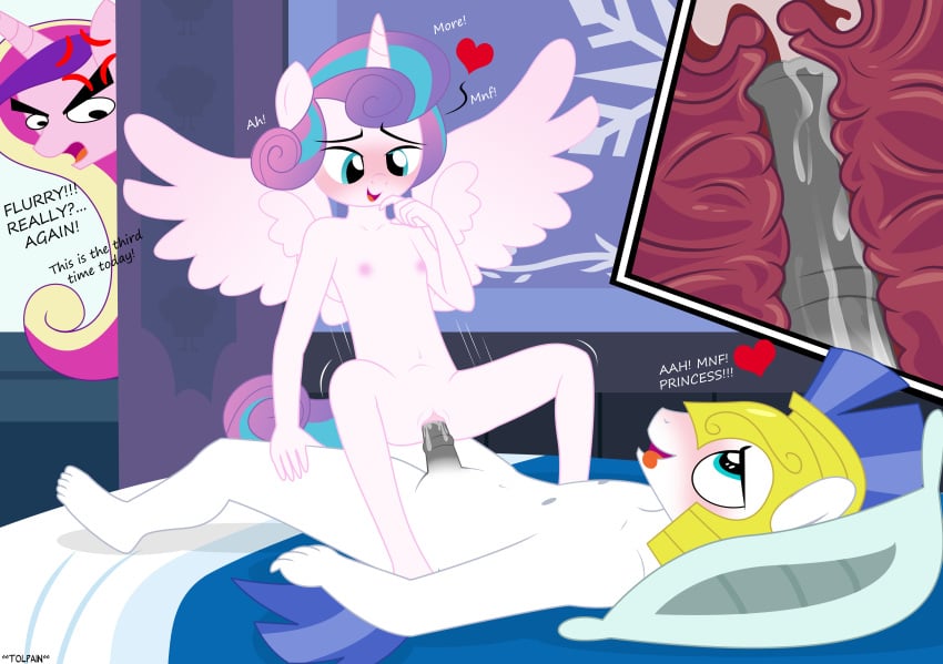 absurd_res age_difference angry anthro bodily_fluids cross-popping_vein cum cum_in_pussy cum_in_uterus cum_inside duo equid equine female flurry_heart_(mlp) friendship_is_magic genital_fluids hasbro hi_res horse male male/female mammal my_little_pony penetration penile penile_penetration penis_in_pussy pony princess_cadance_(mlp) royal_guard_(mlp) tolpain vaginal_penetration younger_female