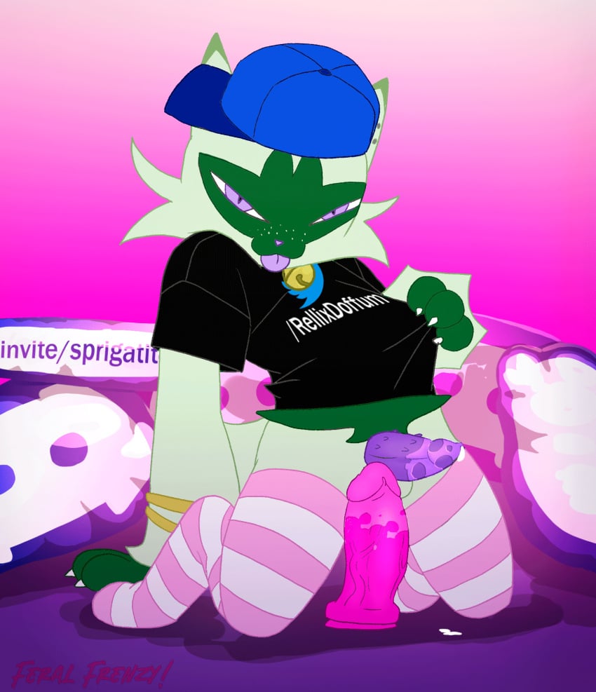 1boy animated anthro bodily_fluids claws clothing cum dildo discord_(app) erection felid feline femboy floragato footwear freckles furry genital_fluids genitals hat headgear headwear hi_res high_heels itomic male mammal naughty_face nintendo paloma-paloma penis pokemon pokemon_sv purple_eyes purple_penis rellixdoffum sex_toy solo tongue tongue_out twitter