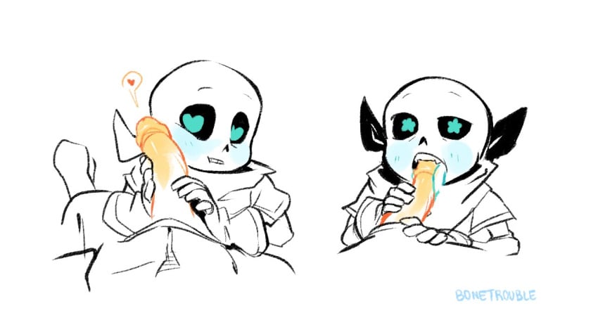 2boys 2d alternate_universe animated_skeleton blue_eyes blue_tongue blush bonetrouble ectopenis gloves heart-shaped_pupils heart_eyes humanoid incest licking licking_penis male male/male male_only male_pov non-human offscreen_character offscreen_male orange_penis papyrus_au pov sans sans_au scarf sex skeleton small_fangs star_eyes star_shaped_pupils tongue tongue_out toony underswap underswap_papyrus underswap_sans undertale_(series) undertale_au undertale_fanfiction