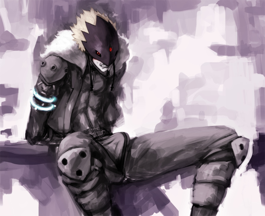 balls bara beelzemon boner bulge demon digimon digimon_(species) digimon_tamers dochyde erection erection_under_clothes fully_clothed male male_only muscles muscular penis seven_great_demon_lords solo solo_male