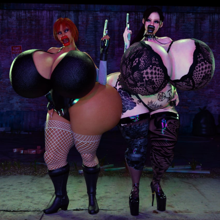 3d 3d_(artwork) big_breasts bimbo bimbo_body bimbo_lips breasts dino_crisis gigantic_breasts high_heels huge_ass huge_breasts hyper_bimbo jackd22 regina_(dino_crisis) resident_evil