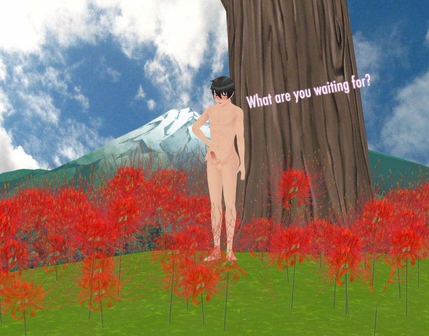 3d blush cherry_blossom justkitting male_only taro_yamada yandere_simulator