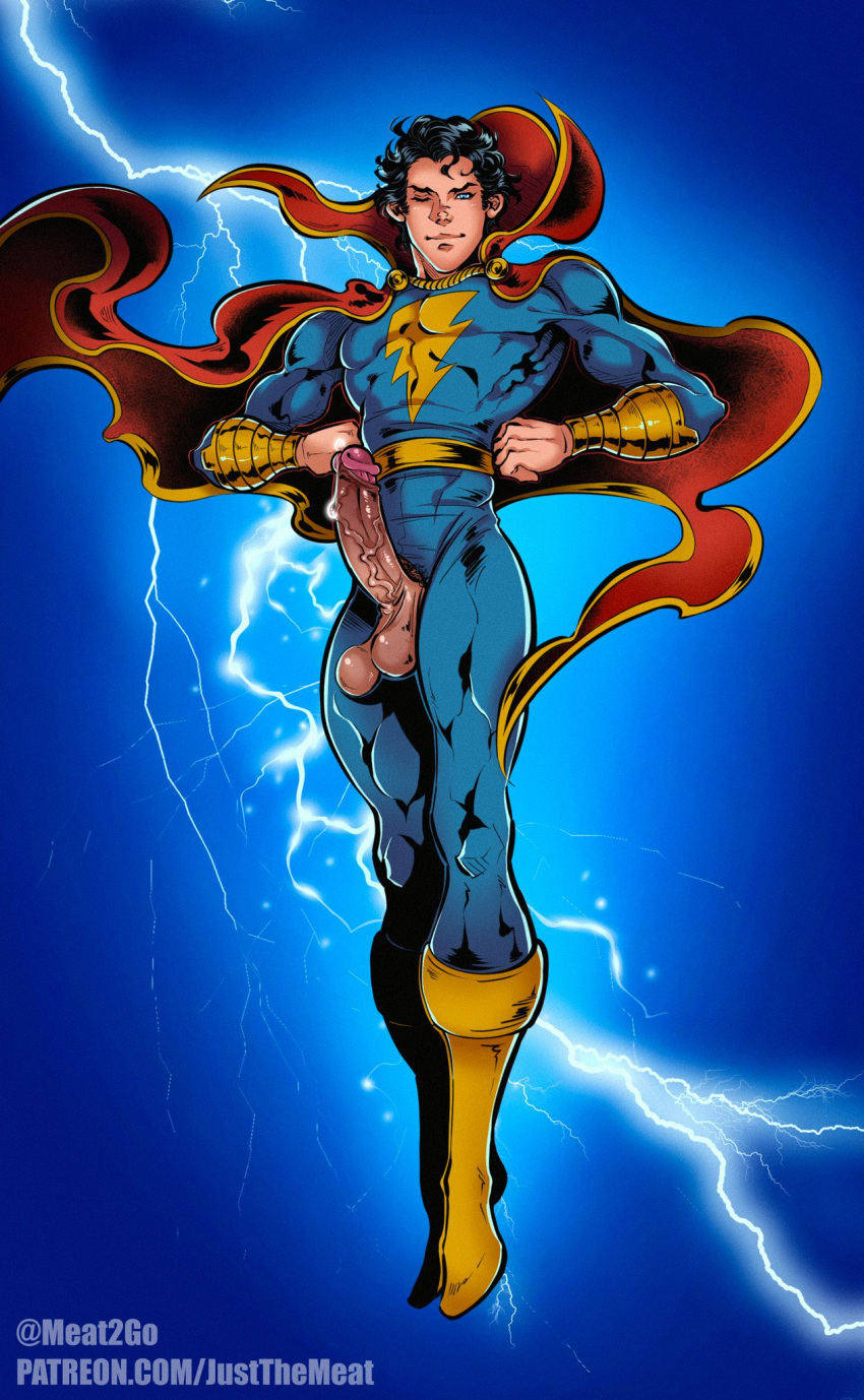 captain_marvel_jr. dc_comics freddy_freeman justthemeat/meat2go male_focus male_only shazam_(series) solo solo_male