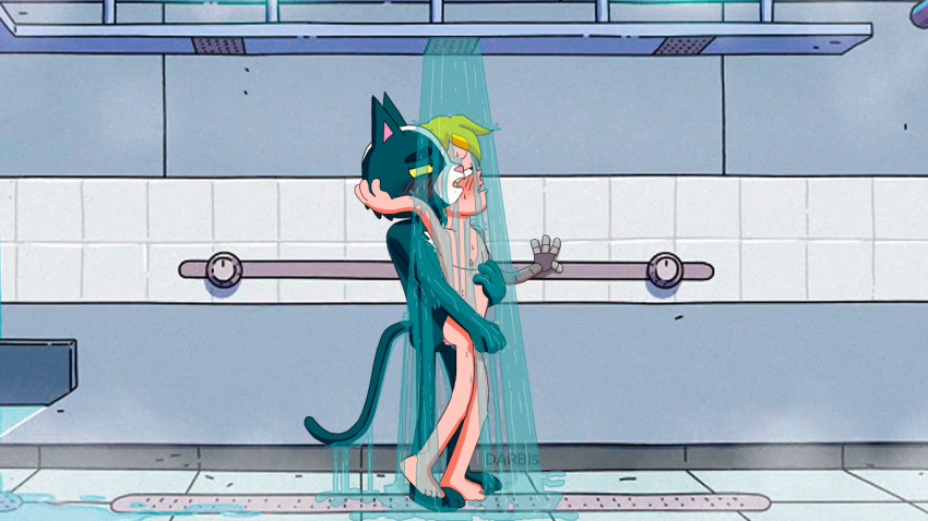 avocato edit final_space gary_goodspeed garycato human humanoid_cat sex_from_behind shower