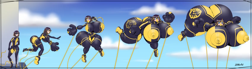 1girls air_inflation ass ass_expansion balloon balloon_transformation breast_expansion breasts female female_only huge_ass huge_breasts hyper hyper_ass hyper_breasts inflatable inflation lilith_art lip_expansion nipples solo tagme thigh_expansion transformation transformation_sequence