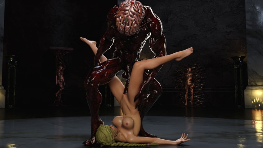 3d 3dzen balls big_penis blonde_hair breasts capcom claws duo exposed_brain eyeless female female_human female_human/male_monster female_penetrated genitals hair human humanoid interspecies licker licker_(resident_evil) light-skinned_female male male/female male_monster male_penetrating male_penetrating_female monster muscular muscular_male nipples open_mouth penetration penis penis_in_pussy pregnant pregnant_female pussy red_body resident_evil sex straight vaginal vaginal_penetration