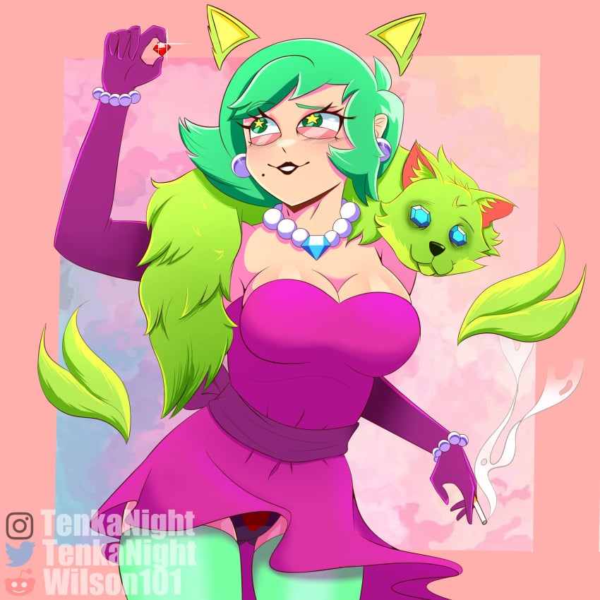 brawl_stars female lil_tenka lola_(brawl_stars) tagme