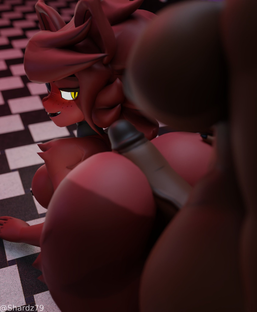 1futa 1girls 3d 3d_(artwork) alternate_version_available anthro ass big_ass big_breasts big_penis blush breasts brown_fur buttjob cally3d clazzey cryptiacurves fazclaire's_nightclub fexa fexa_(cryptia) five_nights_at_freddy's fnaf foxy_(cally3d) foxy_(fnaf) freddy_(fnaf) fredina's_nightclub fredina_(cally3d) frenni_(cryptia) frenni_fazclaire futanari hand_on_butt hi_res imminent_sex mytharri open_mouth penis penis_in_ass red_fur scottgames sideboob