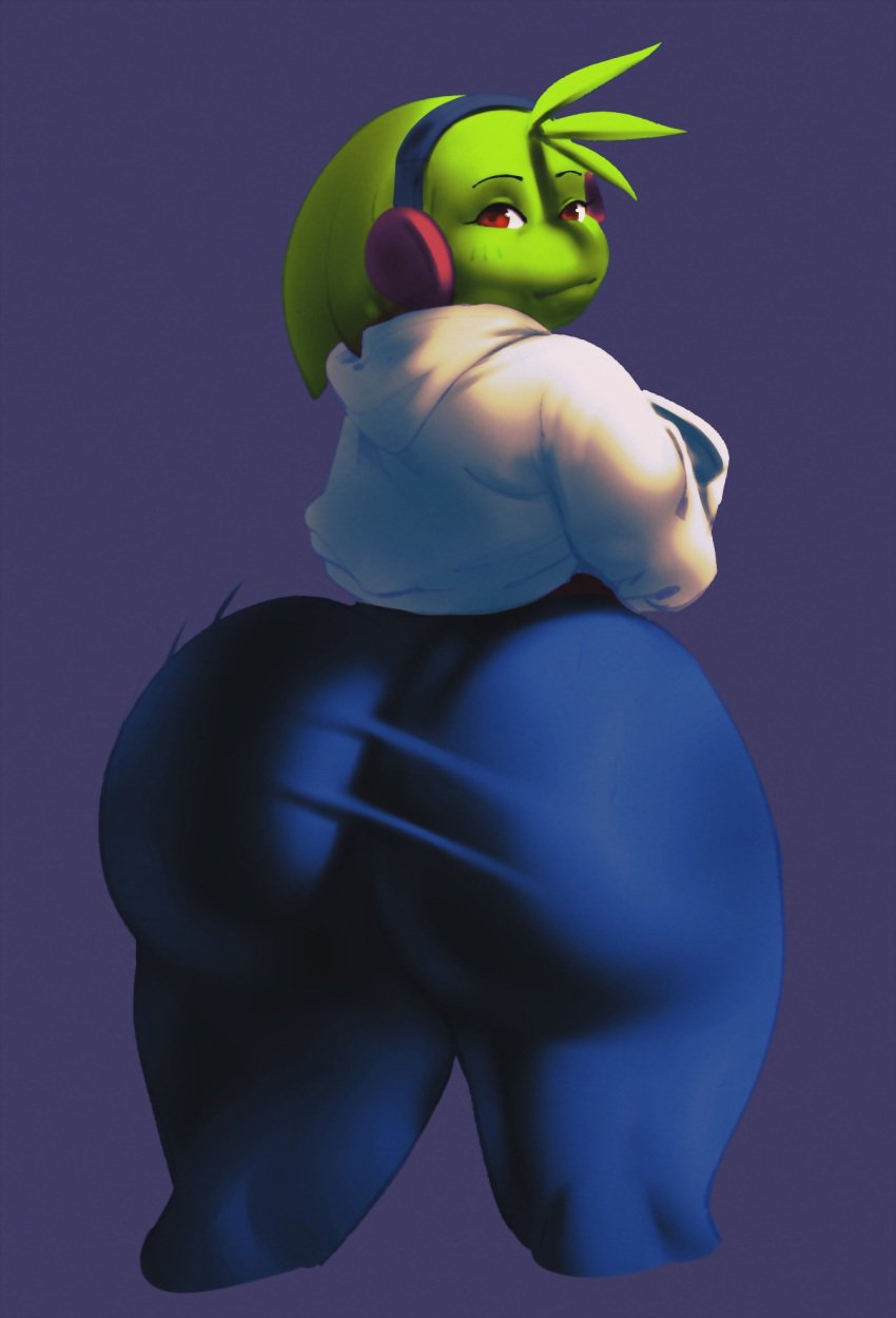 alien ass big_ass femboy girly headphones huge_ass jay_(sqoon) large_ass male male_only puwa sqoon thick_thighs wide_hips