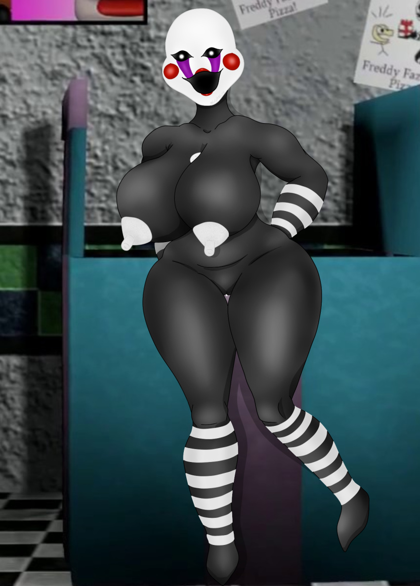 animatronic anthro breasts classic_fnaf_2_marionette classic_fnaf_2_puppet female five_nights_at_freddy's five_nights_at_freddy's_2 genitals hi_res lewarfire machine marionette_(fnaf) nipples nsfw original_fnaf_2_marionette original_fnaf_2_puppet puppet_(fnaf) pussy robot scottgames sex solo