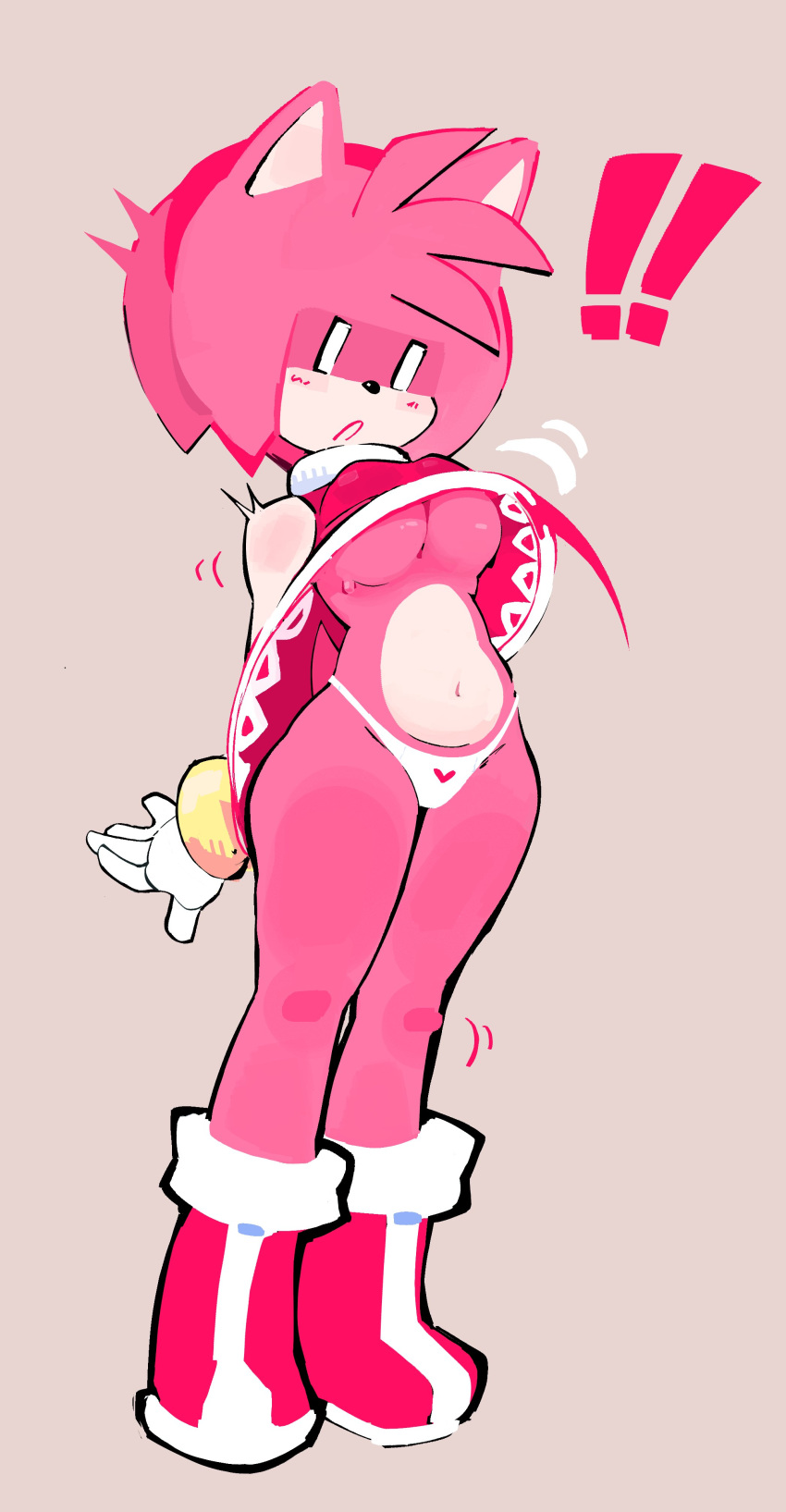 !! 1girls accidental_exposure amy_rose anthro big_breasts blush boots bracelet breasts clothed clothing dress dress_lift female furry gloves hairband jublee_art mob_face navel panties pink_body sega skirt_lift sonic_(series) sonic_the_hedgehog_(series) sweat tail underboob wardrobe_malfunction wind wind_lift