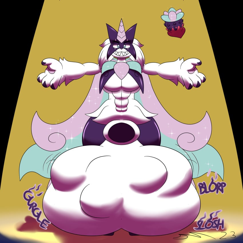 absurd_res cock_vore dirtymac galarian_form galarian_rapidash generation_1_pokemon generation_9_pokemon genitals hi_res hyper male meowscarada nintendo penile penis pokemon pokemon_(species) rapidash regional_form_(pokemon) vore