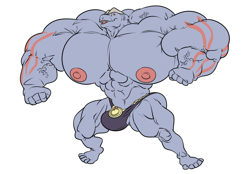 abs biceps big_muscles huge_muscles large_muscles machoke male male_only muscles muscular muscular_arms muscular_male nipples pecs pokemon pokemon_(species) snaresart