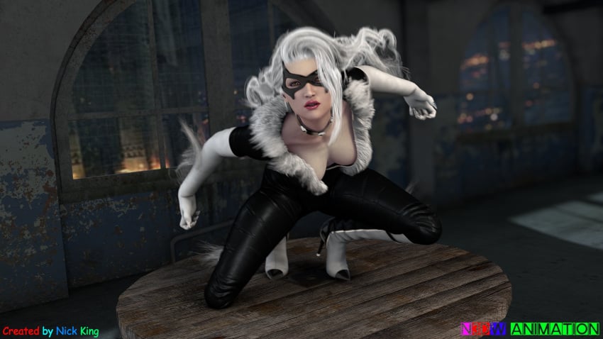 1girls 3d anti-heroine antiheroine athletic athletic_female big_breasts black_cat_(marvel) breasts busty curvaceous curvy curvy_figure digital_media_(artwork) eyebrows eyelashes eyes felicia_hardy female female_focus fit fit_female hair high_heel_boots high_heels hips hourglass_figure huge_breasts human large_breasts legs light-skinned_female light_skin lips long_hair lower_body marvel marvel_comics mature mature_female n3dwanimantion nick_king spider-man_(series) superhero superheroine thick thick_hips thick_legs thick_thighs thief thighs top_heavy upper_body villain villainess voluptuous waist watermark white_hair wide_hips