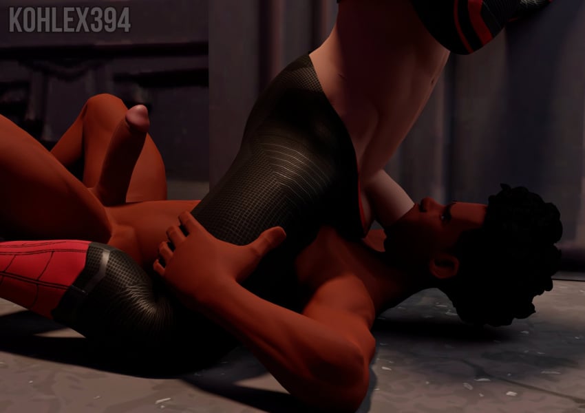 blowjob blowjob_face fortnite gay gay_blowjob gay_sex kohlex marvel miles_morales miles_morales_(spider-verse) peter_parker spider-man spider-man_(tom_holland) tom_holland