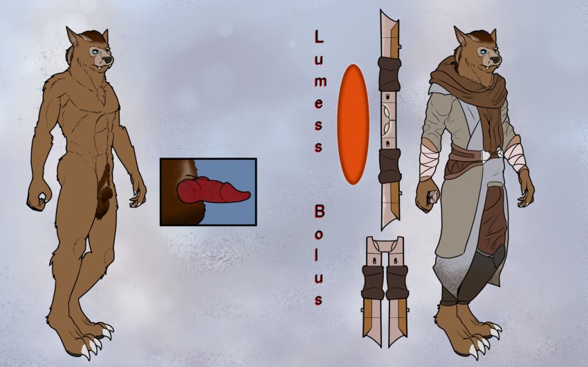 alien anthro anthro_only canid canine hi_res jedi male male_only mammal model_sheet nude shistavanen solo star_wars