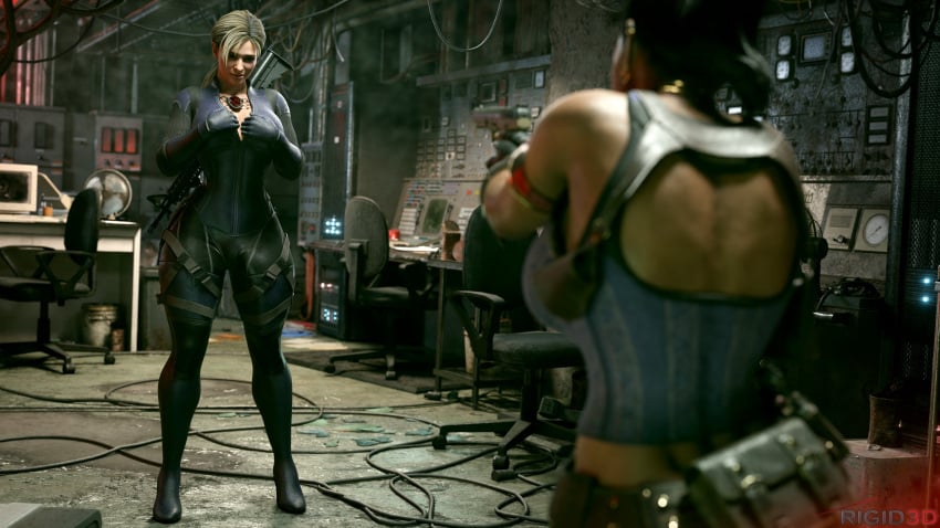 Jill Valentine (Blonde) Rule 34 Image