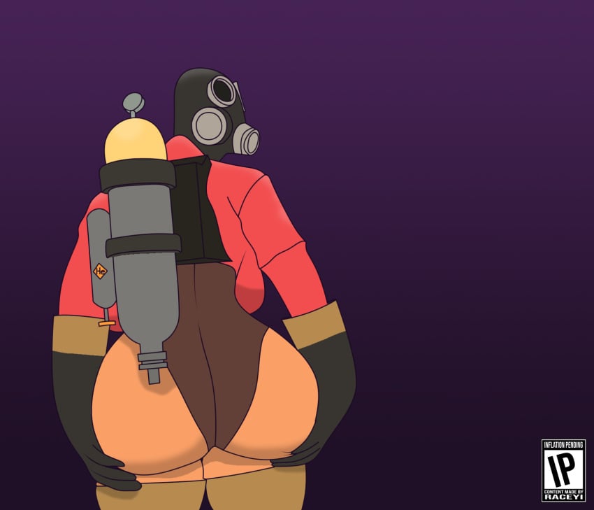 ass_focus ass_grab fempyro huge_ass raceyi_(artist) tagme team_fortress_2