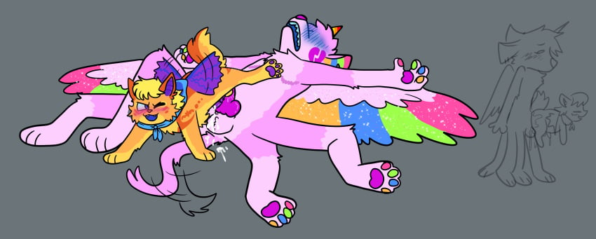 alicorn anal anal_sex anthro anthro_on_feral anthro_penetrating anthro_penetrating_feral bat blush blushing_profusely bodily_fluids canid canine canis chimeracocks cum cumshot domestic_cat domestic_dog duo ejaculation emo_doom_(chimeracocks) equid equine felid feline felis feral feral_penetrated genital_fluids gerbil hank_(spoonfulofsuga) hi_res horn knot male male/male mammal multiple_cumshots murid penetration rodent sex size_difference small_dom_big_sub tail tail_motion tailwag unicorn wings wings_flapping zoophilia