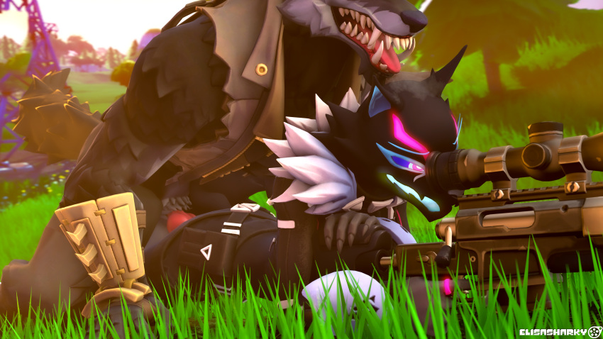 16:9 3d 3d_(artwork) 4k absurd_res animal_genitalia animal_penis anthro anthro_only black_body black_fur breasts breath canid canine canine_genitalia canine_penis canis clothing digital_media_(artwork) dire_(fortnite) doggy_style duo elisasharky_(artist) epic_games female female_penetrated fortnite from_behind_position fur fur_trim_(clothing) furry furry_only genitals glowing glowing_genitalia glowing_nipples glowing_pussy glowing_tongue gun hi_res highwire_(fortnite) knot looking_at_viewer male male/female male_penetrating male_penetrating_female mammal nipples nude outdoor_nudity outside pack_leader_highwire penetration penile penile_penetration penis pussy ranged_weapon rifle sex sniper_rifle source_filmmaker spread_pussy spreading techwear tongue vaginal_penetration weapon wolf wolf_ears wolf_girl