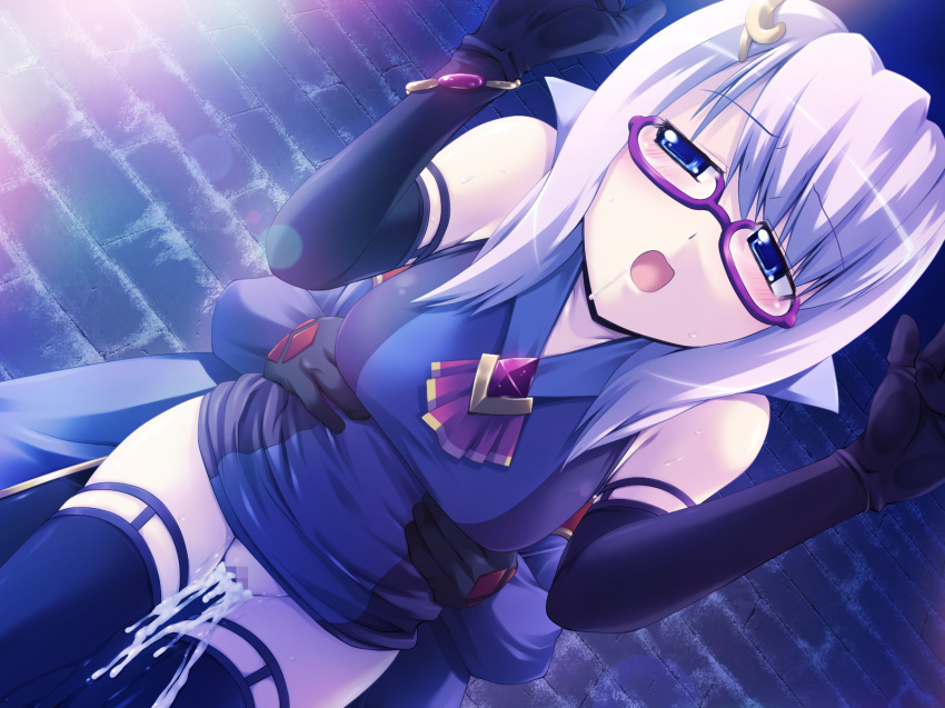 censored cum escu:de game_cg megane mitsuki_mantarou otome_renshin_prister sex thighhighs vagina