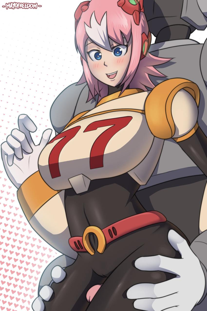 mayofreedom mega_man mega_man_x nana_(mega_man) tagme thigh_job