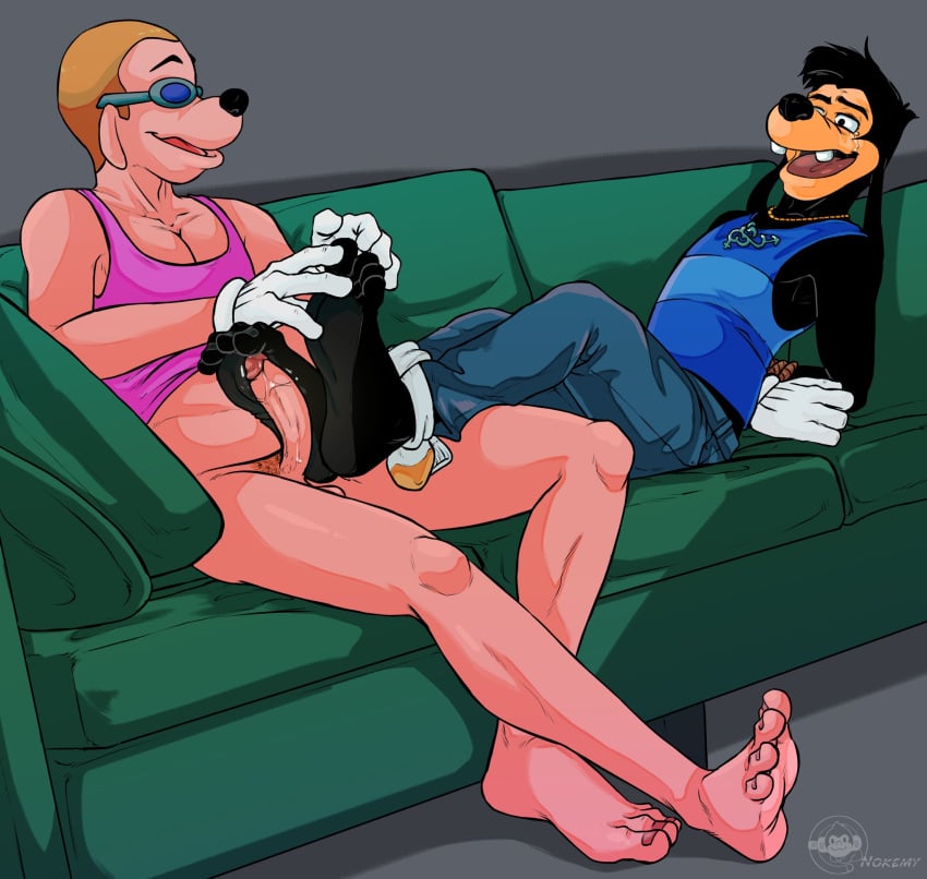 a_goofy_movie foot_fetish footjob furry gay hands_behind_back max_goof nokemy nsfw robert_zimmeruski yaoi