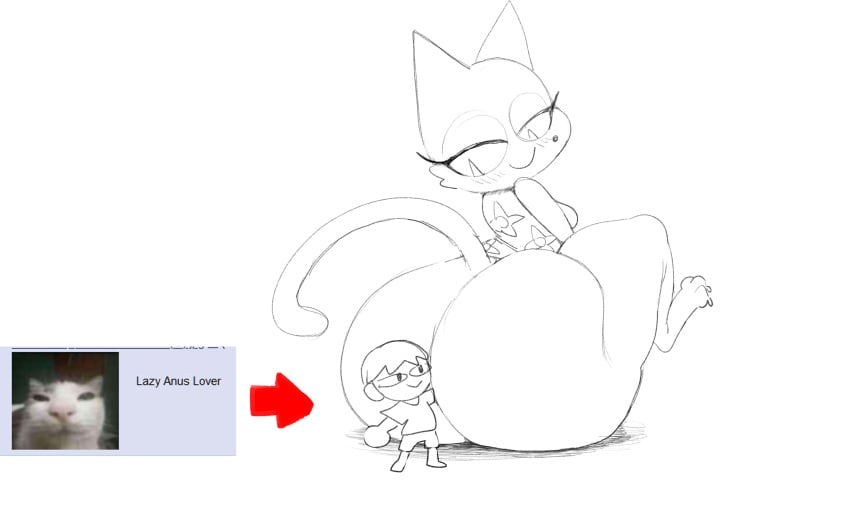 animal_crossing ass beauty_mark bottomless feline female fisting fur huge_ass human larger_female male nintendo nocimon olivia_(animal_crossing) size_difference smaller_male thick_thighs video_games villager_(animal_crossing) wide_hips