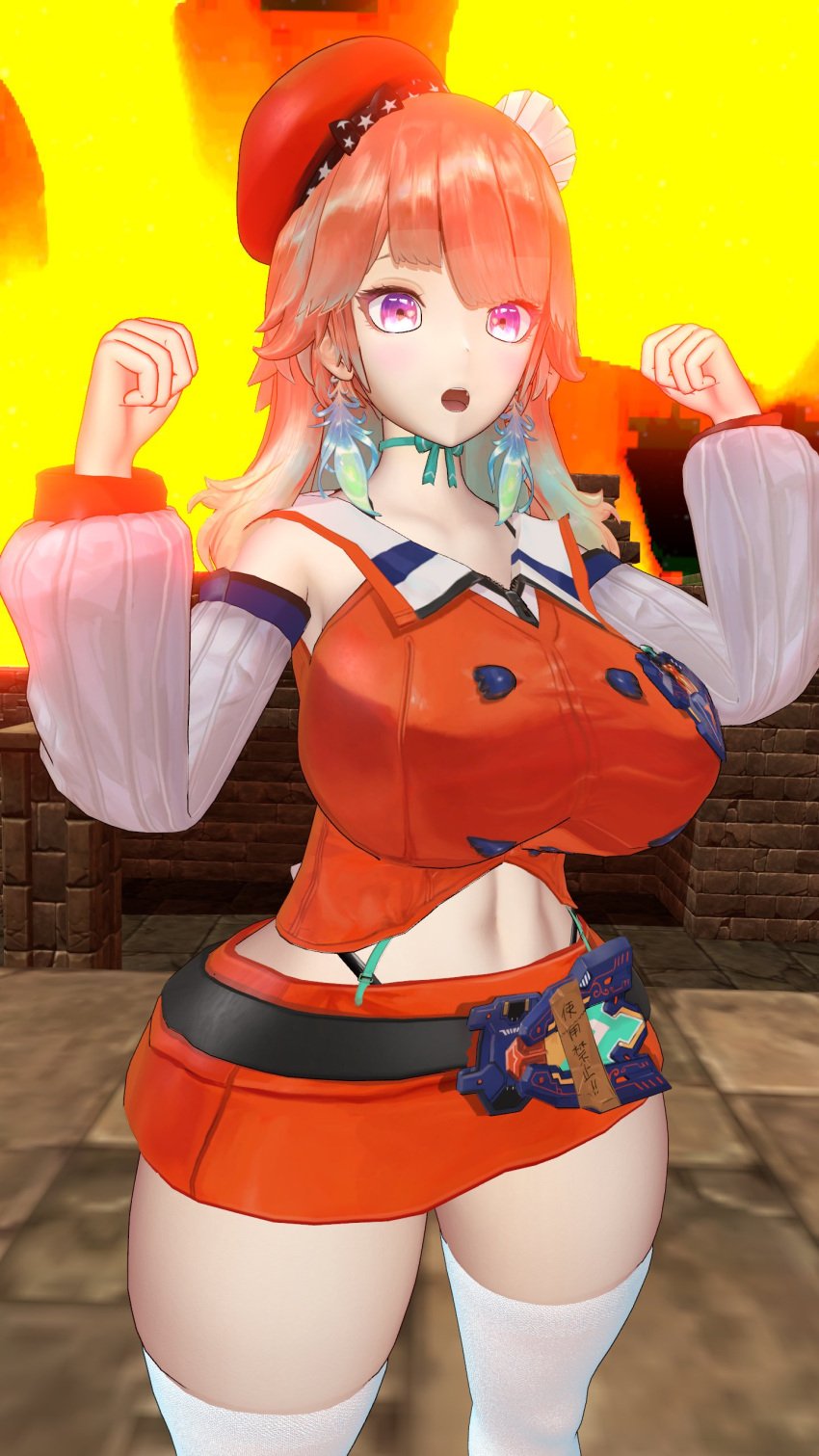 1girls 3d 3d_model big_breasts breasts female hololive hololive_english hololive_myth holomyth huge_breasts large_breasts tagme takanashi_kiara the3ndergamer virtual_youtuber vrchat vrchat_avatar vtuber