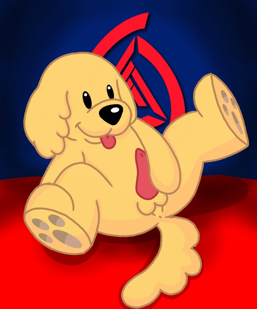 absurd_res animal_genitalia animal_penis anthro anus balls bent_legs bird_dog canid canine canis cooper_dankev dankev_(youtuber) domestic_dog erection fur genitals golden_retriever harryiff_art hi_res hunting_dog legs_in_air logo lomito_dankev male male_penetrating mammal nude penetration penis presenting presenting_anus presenting_balls presenting_penis retriever simple_background smile solo spread_legs spreading tongue touching_penis youtube youtuber