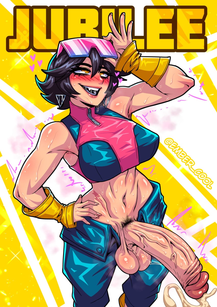 1futa cum cumming dick dickgirl ember_cool futa_only futanari huge_cock huge_penis jubilation_lee jubilee jubilee_(marvel_rivals) large_penis light-skinned_futa light_skin marvel marvel_comics marvel_rivals penis short_hair solo solo_futa tagme x-men